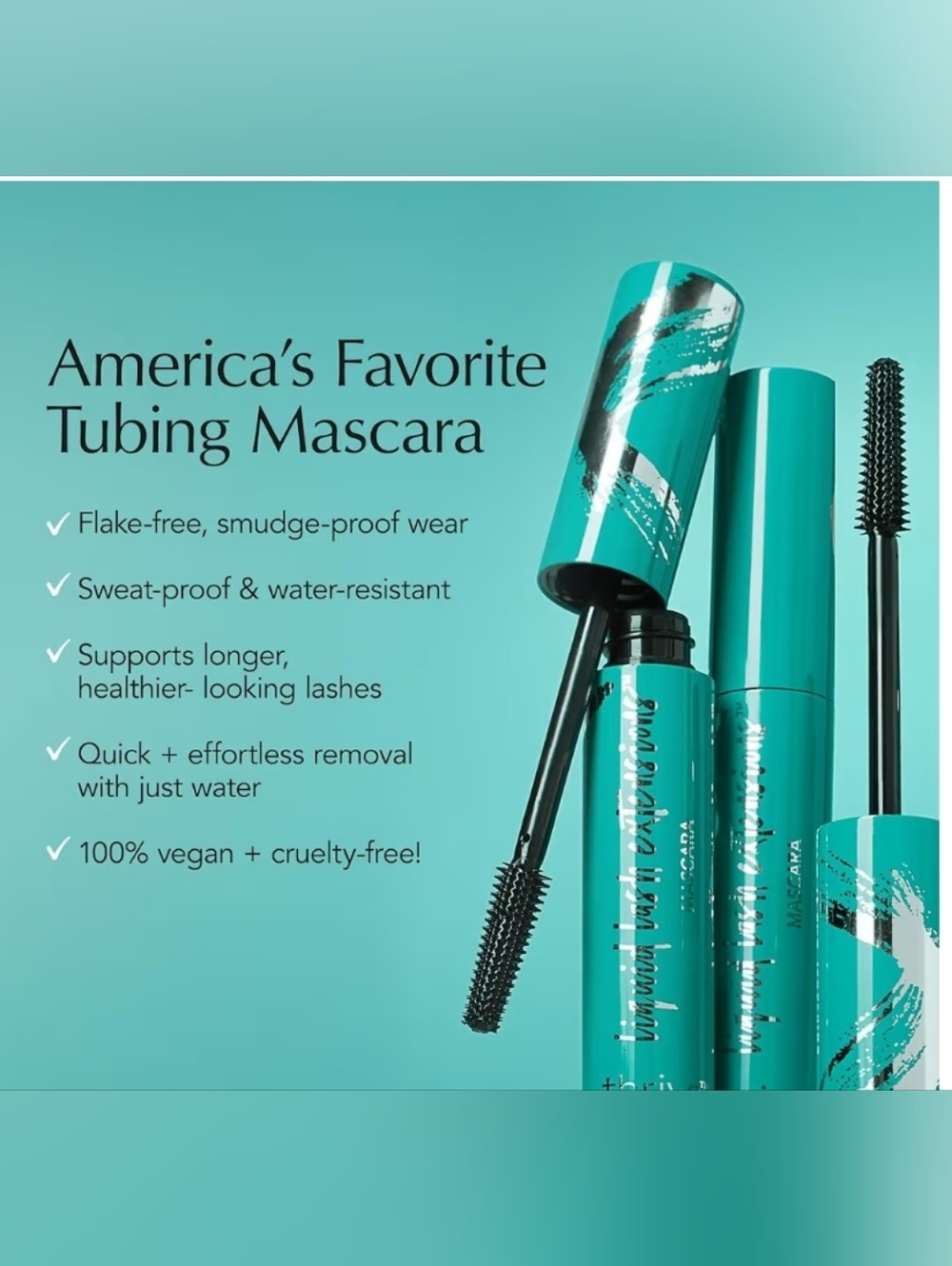 Thrive causemetics Liquid Lash Extensions Mascara - Nola( DEEP BLUE) - Picture 3 of 12